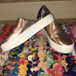 Pink/silver shoes